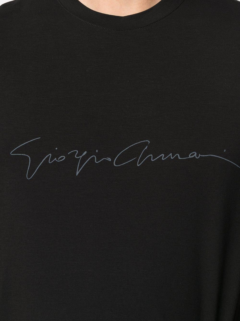 signature print T-shirt 6GST56 SJP4ZUC99 GIORGIO ARMANI 