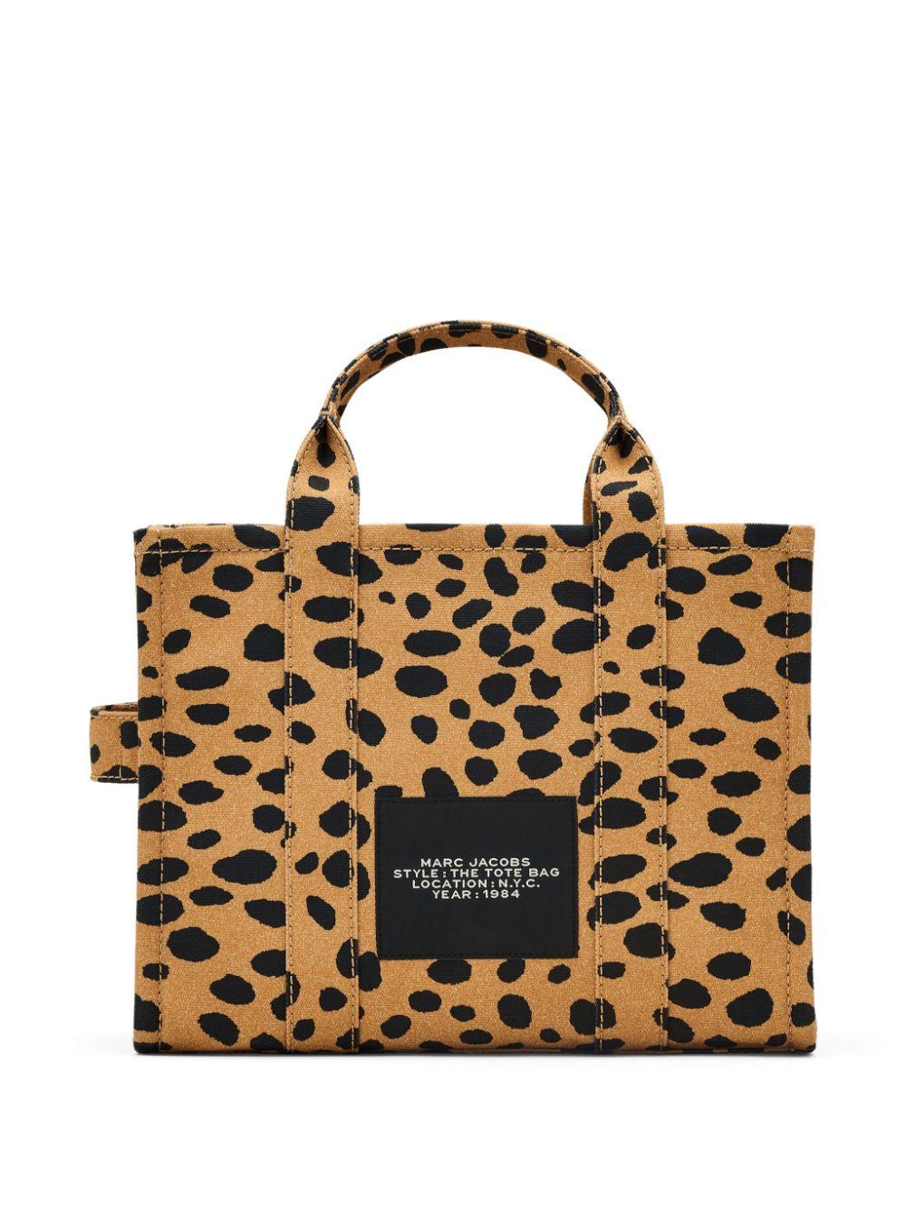 The Medium Cheetah Canvas Tote Bag<BR/><BR/><BR/> 2R4HTT002H03 002 MARC JACOBS 