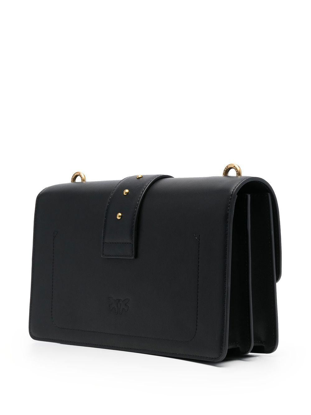 Love One leather crossbody bag<BR/><BR/><BR/> 100053 A0F1Z99Q PINKO 