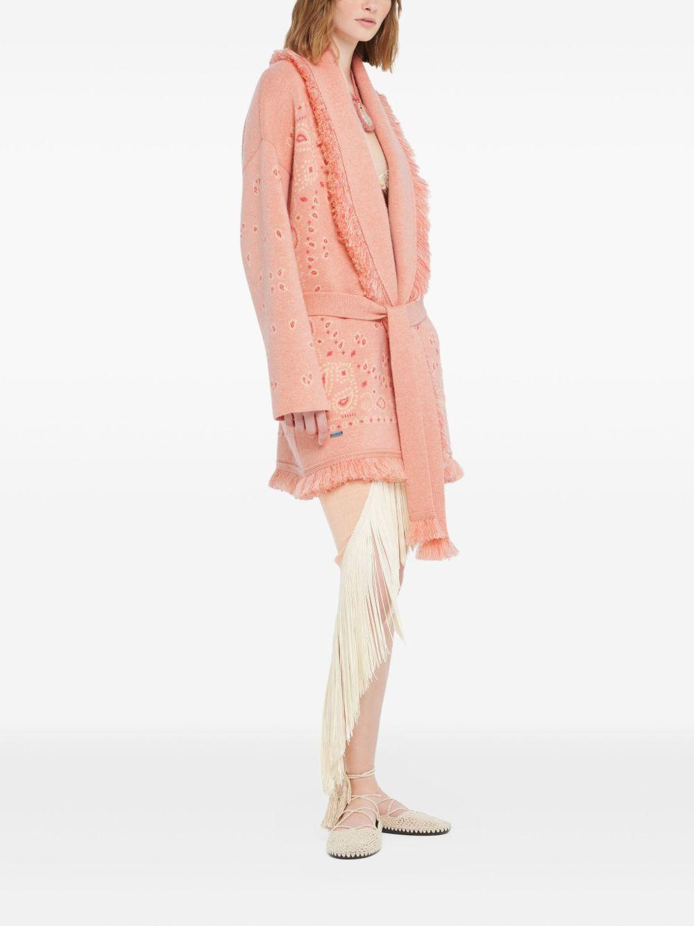 Bandana Jacquard Cardigan LWHB064R26KNI029 3C84 ALANUI 