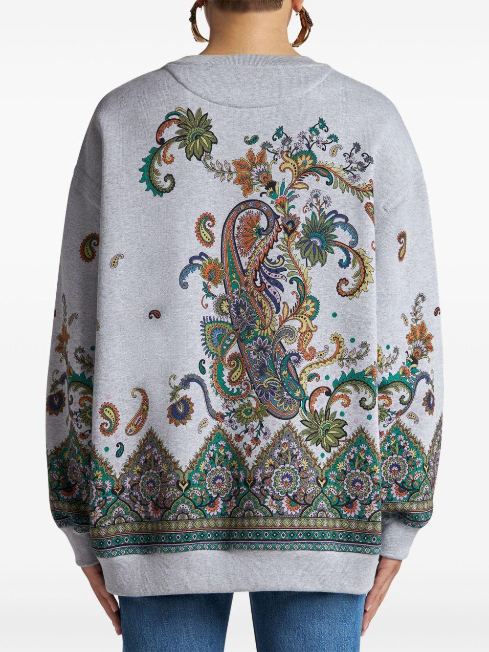 Paisley-print cotton sweatshirt WRMB0002 AK790S8290 ETRO 