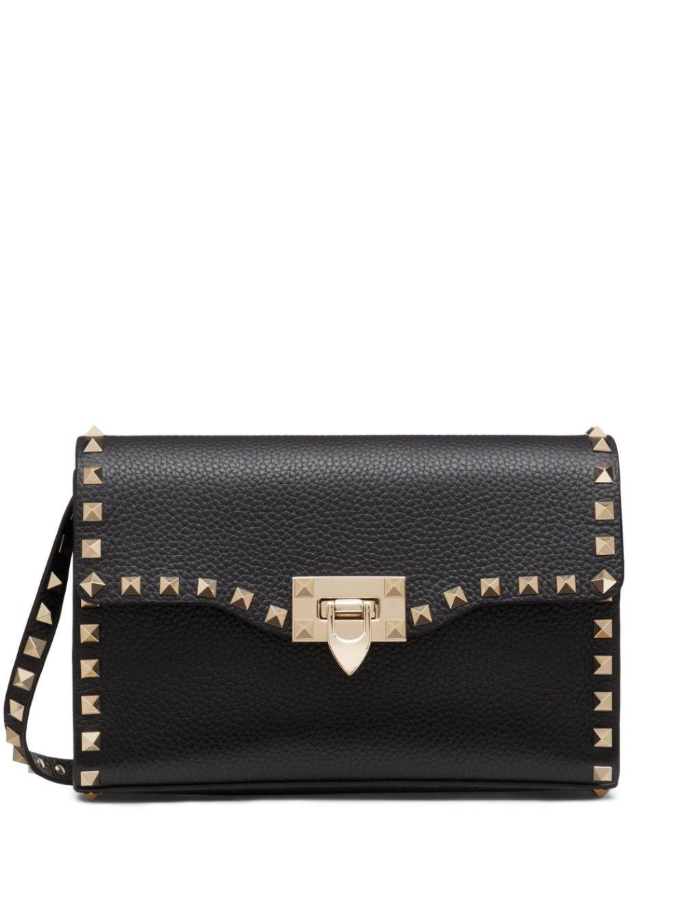 Small Rockstud crossbody bag<BR/><BR/><BR/> 6W2B0181VSF 0NO VALENTINO GARAVANI 
