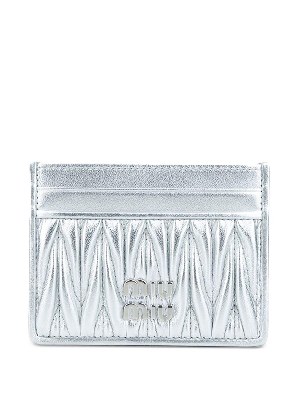 matelassé credi card holder 5MC076 AFPPF0118 MIU MIU 