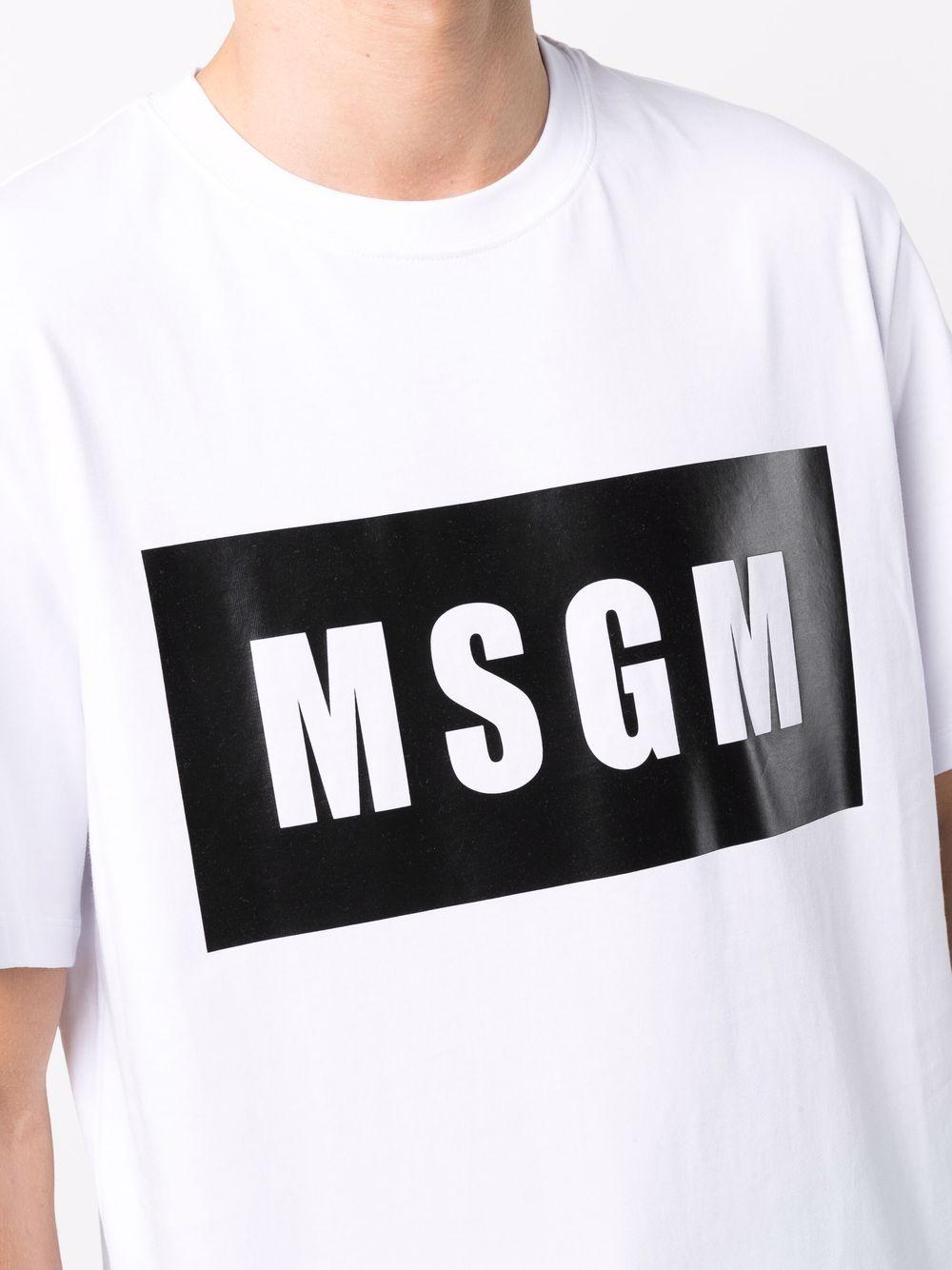Logo patch T-shirt 2000MM520 20000201 MSGM 