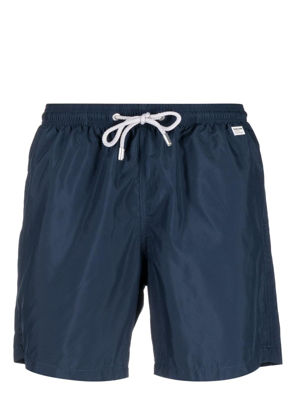 Navy blue swim shorts in ultralight fabric LIG0004 00194D61 MC2 SAINT BARTH 