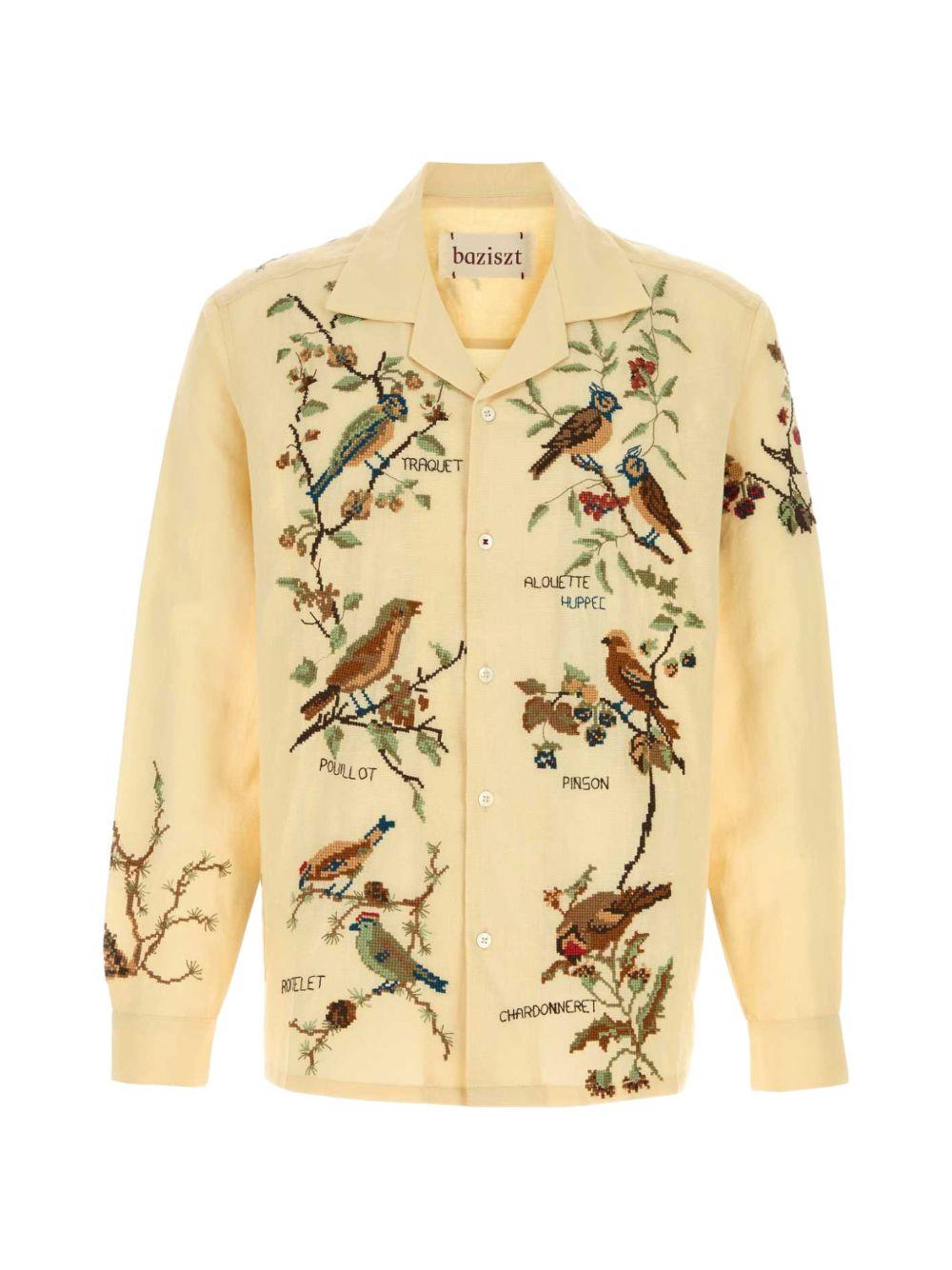 birds shirt print SR06096 0269 BAZISZT 