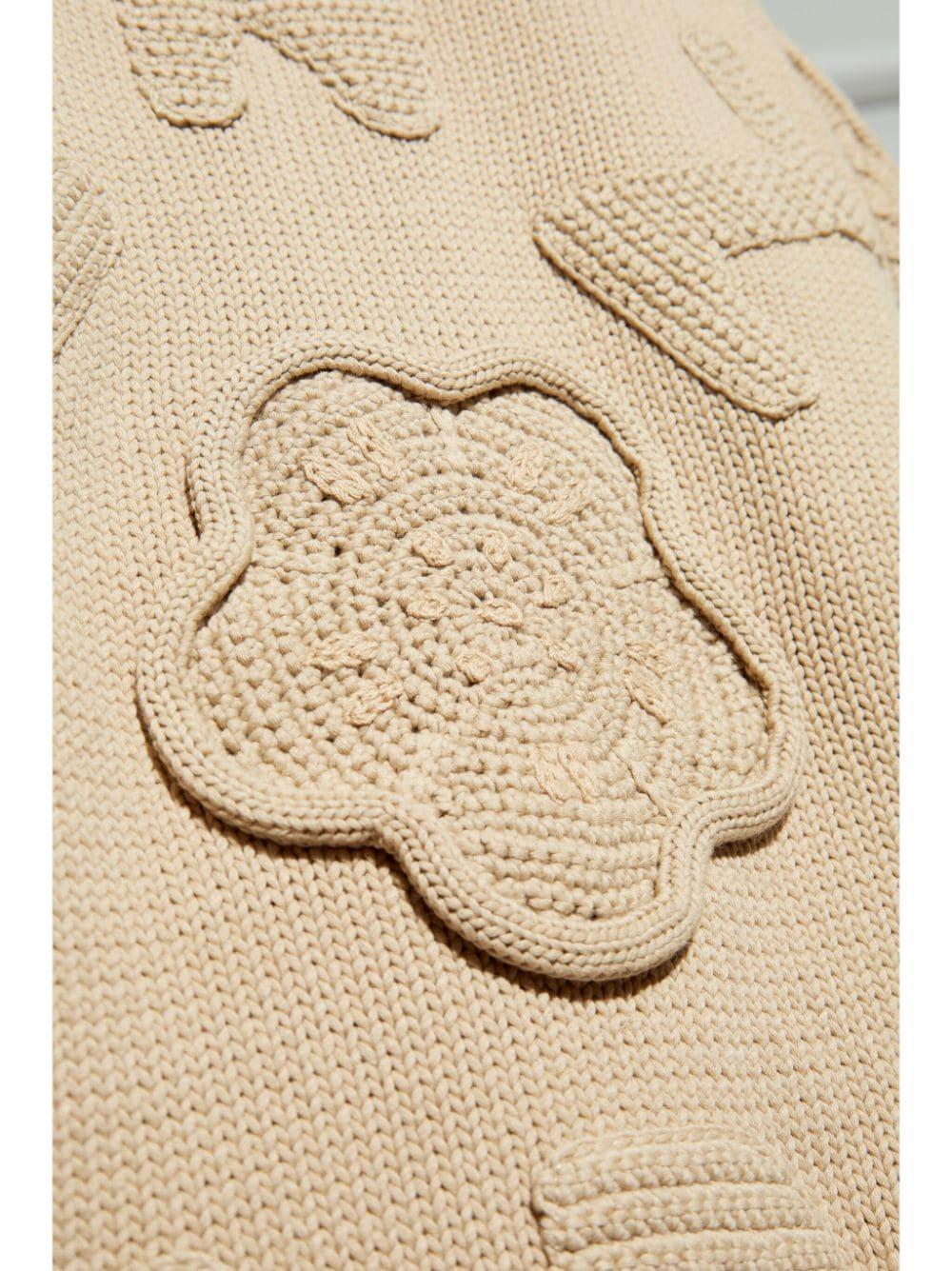 Boke Flower appiqué jumper<BR/><BR/><BR/> FE65PU4813CF 11 KENZO 