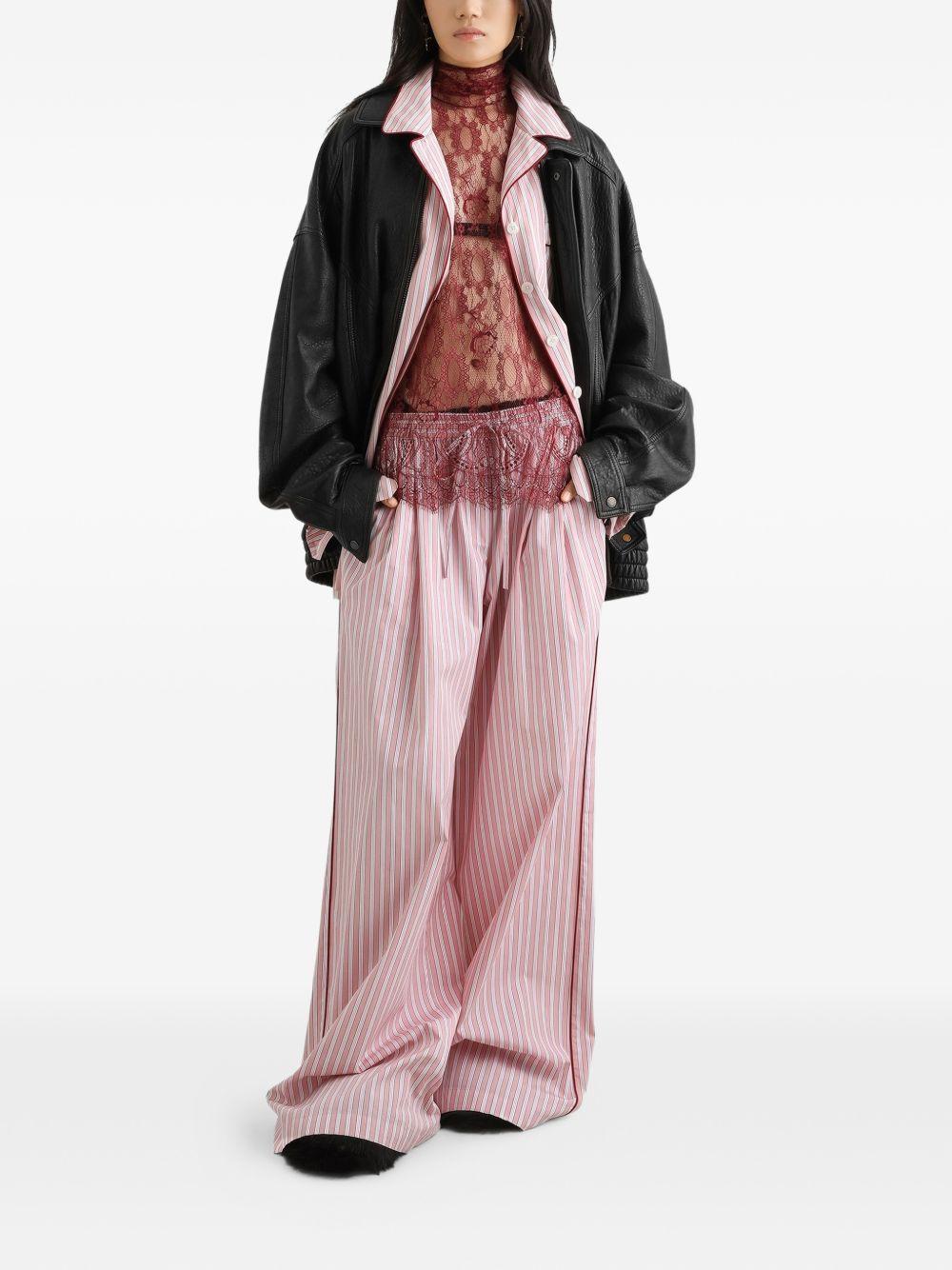 Striped poplin trousers FTDJET FR517S8051 DOLCE & GABBANA 