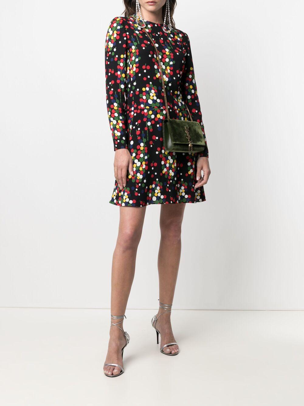 Multicolour silk long-sleeve 667489Y5D23 1872 SAINT LAURENT 