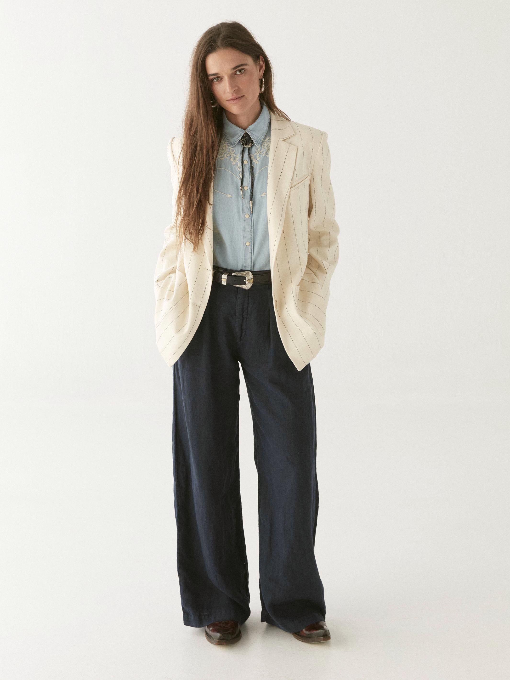 Paddy jacket PADDY ECRU STRIPES MAISON HOTEL 