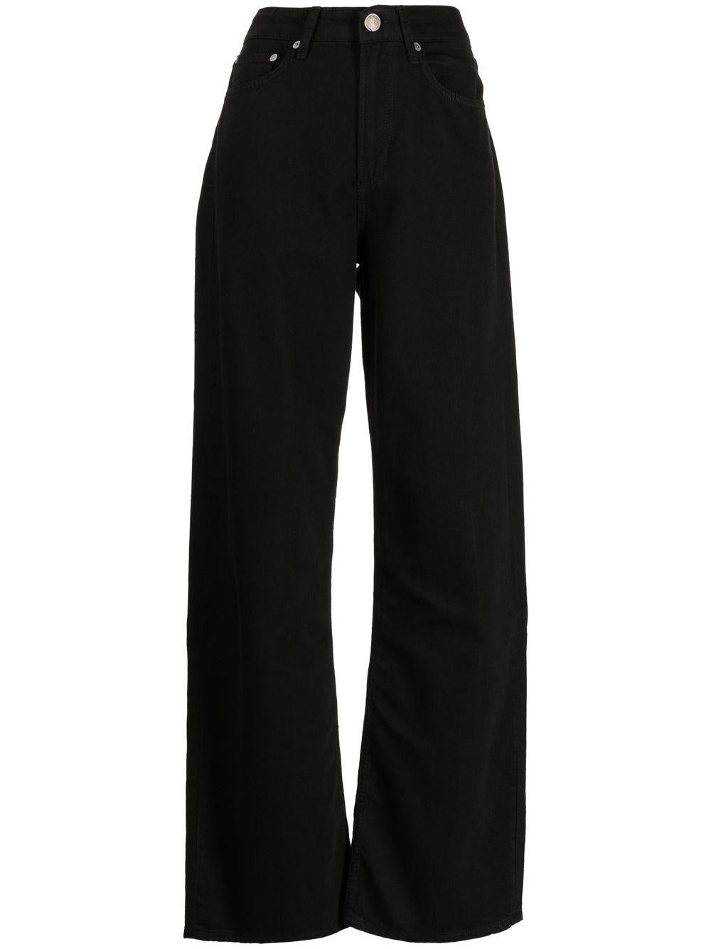 Logan wide-leg trousers WDD22H2935STBL BLACK RAG & BONE 