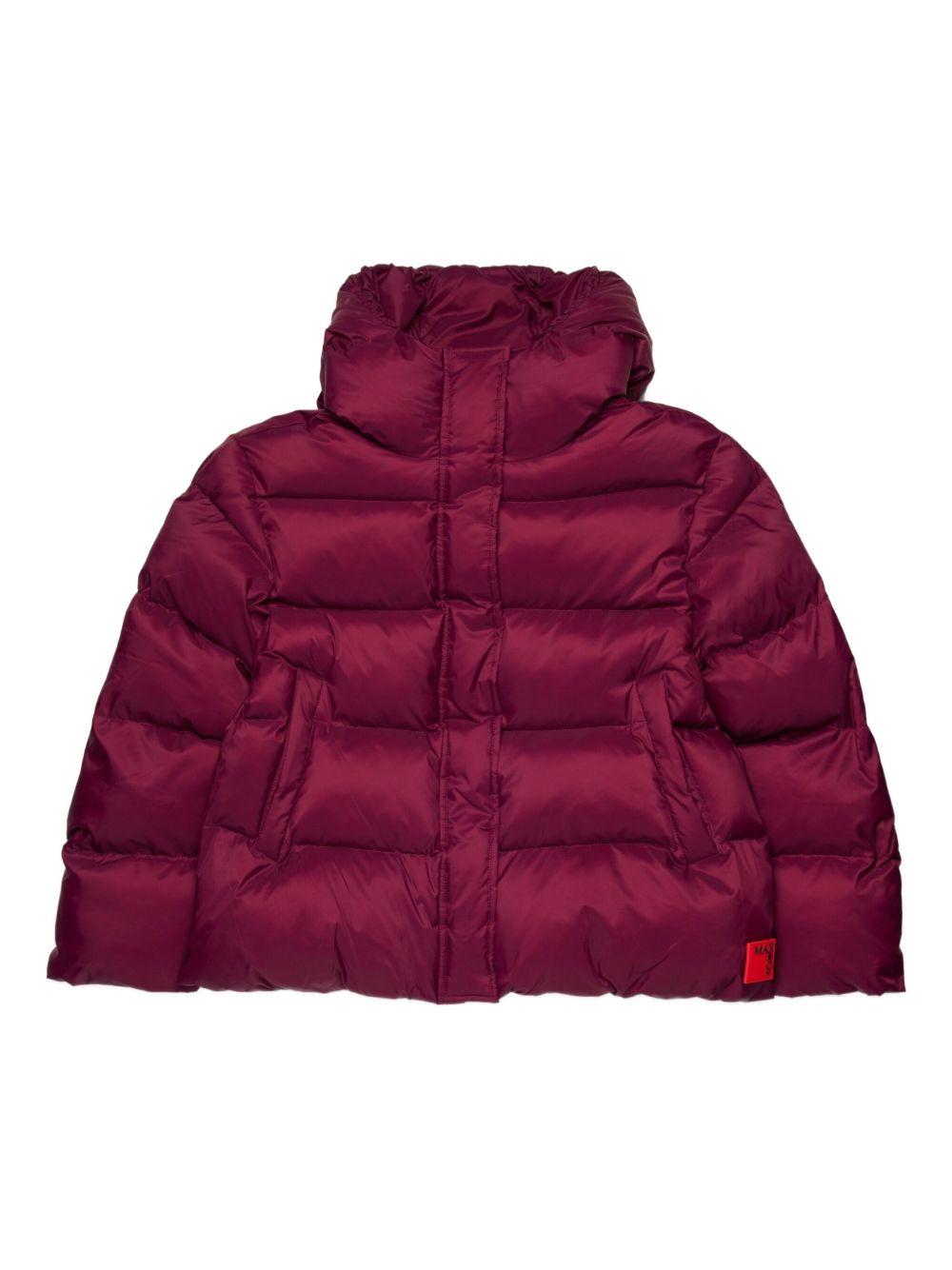 Short padded jacket with hood MX0227 MX099MX403 MAX & CO KID 