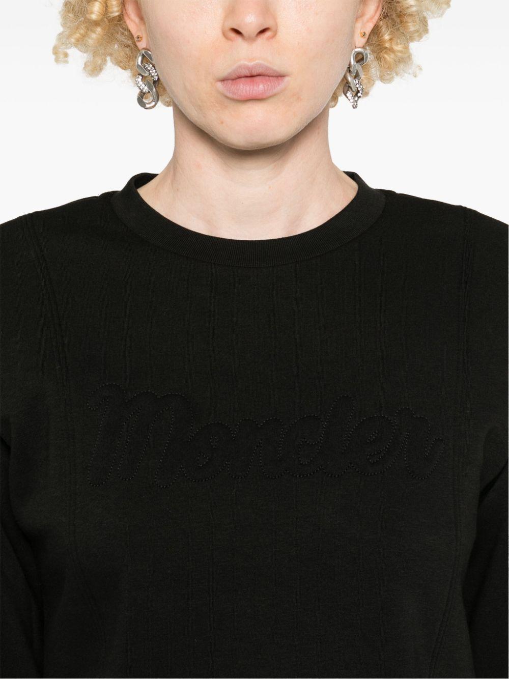 Logo-embossed sweatshirt<BR/><BR/><BR/> 8G00025 899RB999 MONCLER 