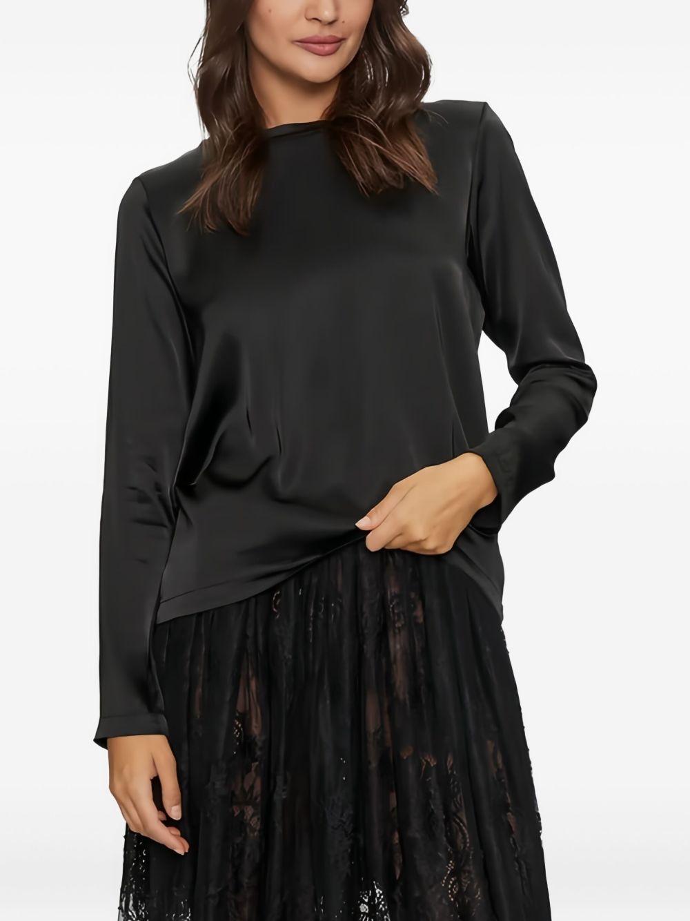 T-shirt with glossy finish TS0202 NERO VICOLO 