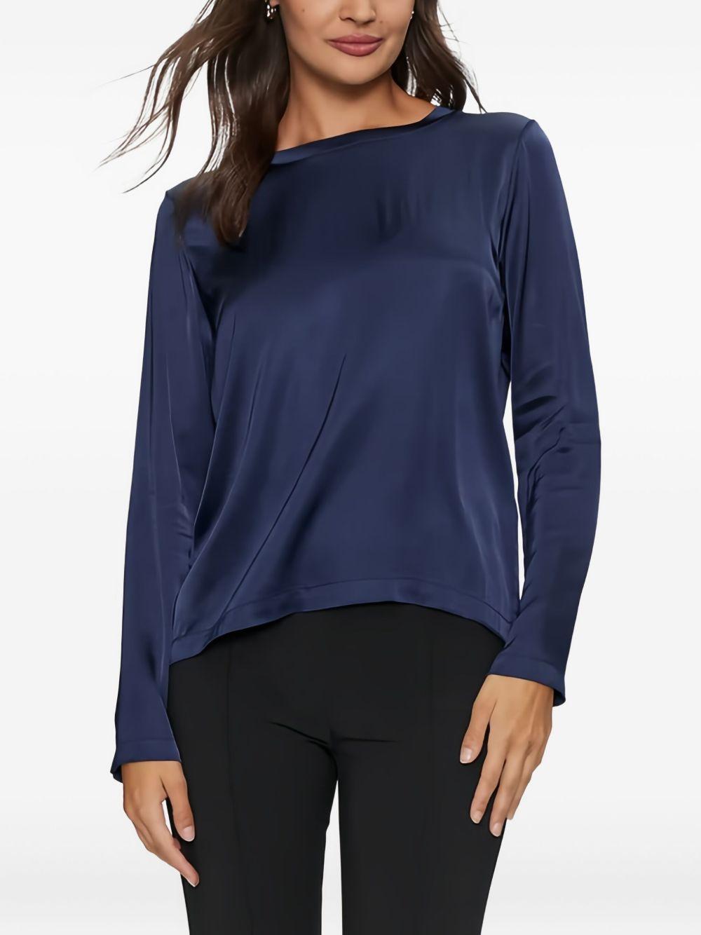 T-shirt with glossy finish TS0202 BLU VICOLO 