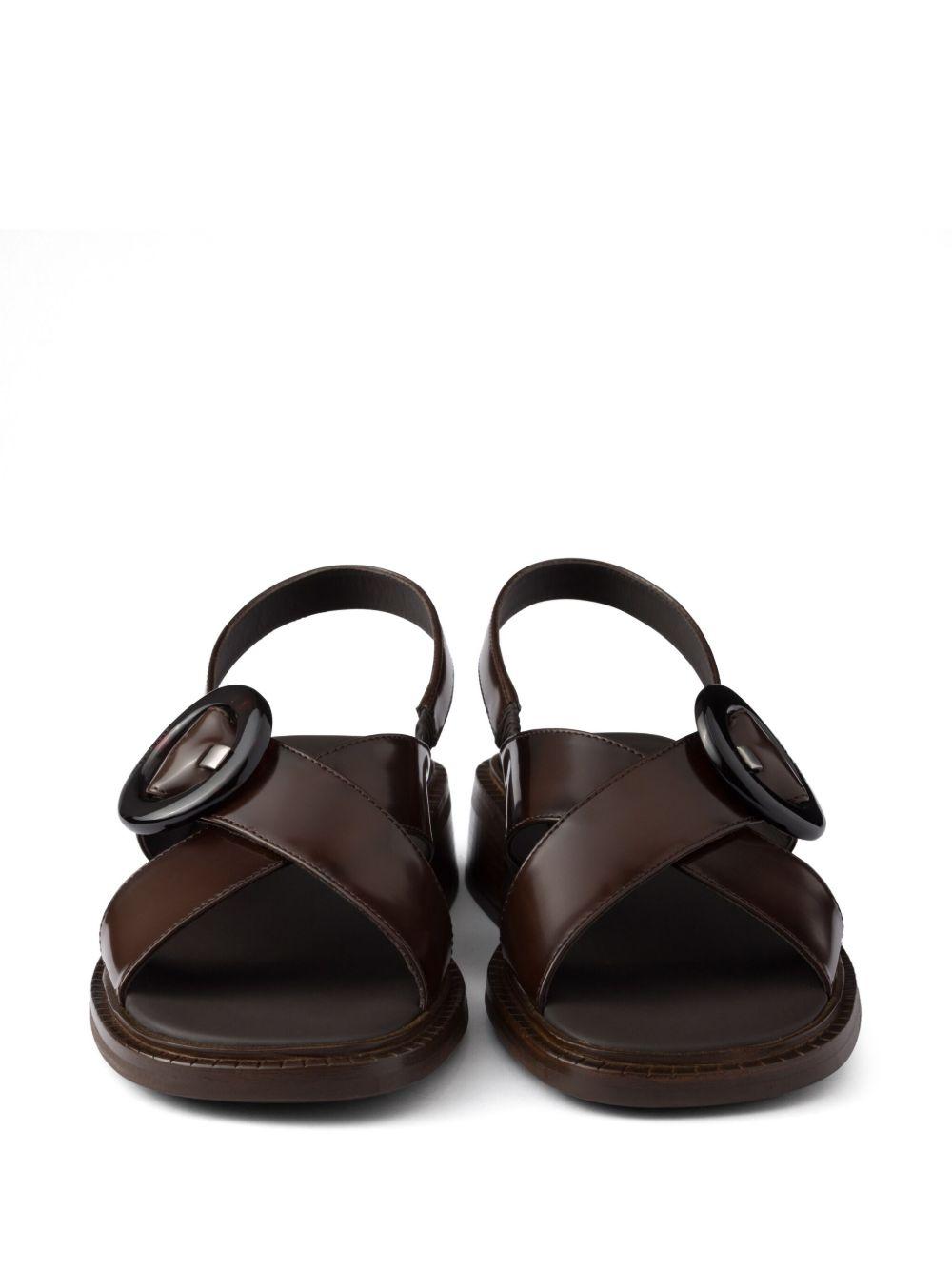 Slingback Sandals 1X962N P39F0038 PRADA 