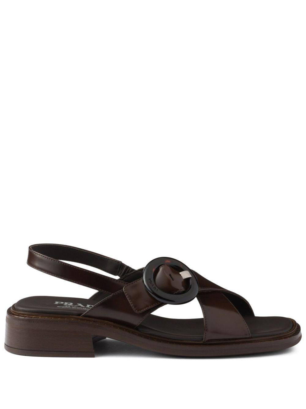 Slingback Sandals 1X962N P39F0038 PRADA 