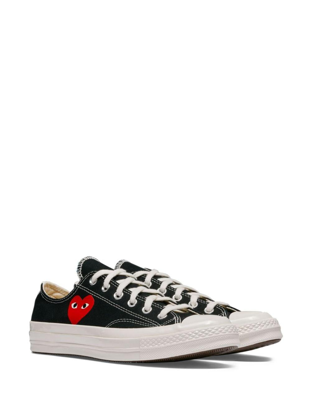 Single Heart chuck 70 sneakers AZK128 BLACK COMME des GARÇONS PLAY x Converse 