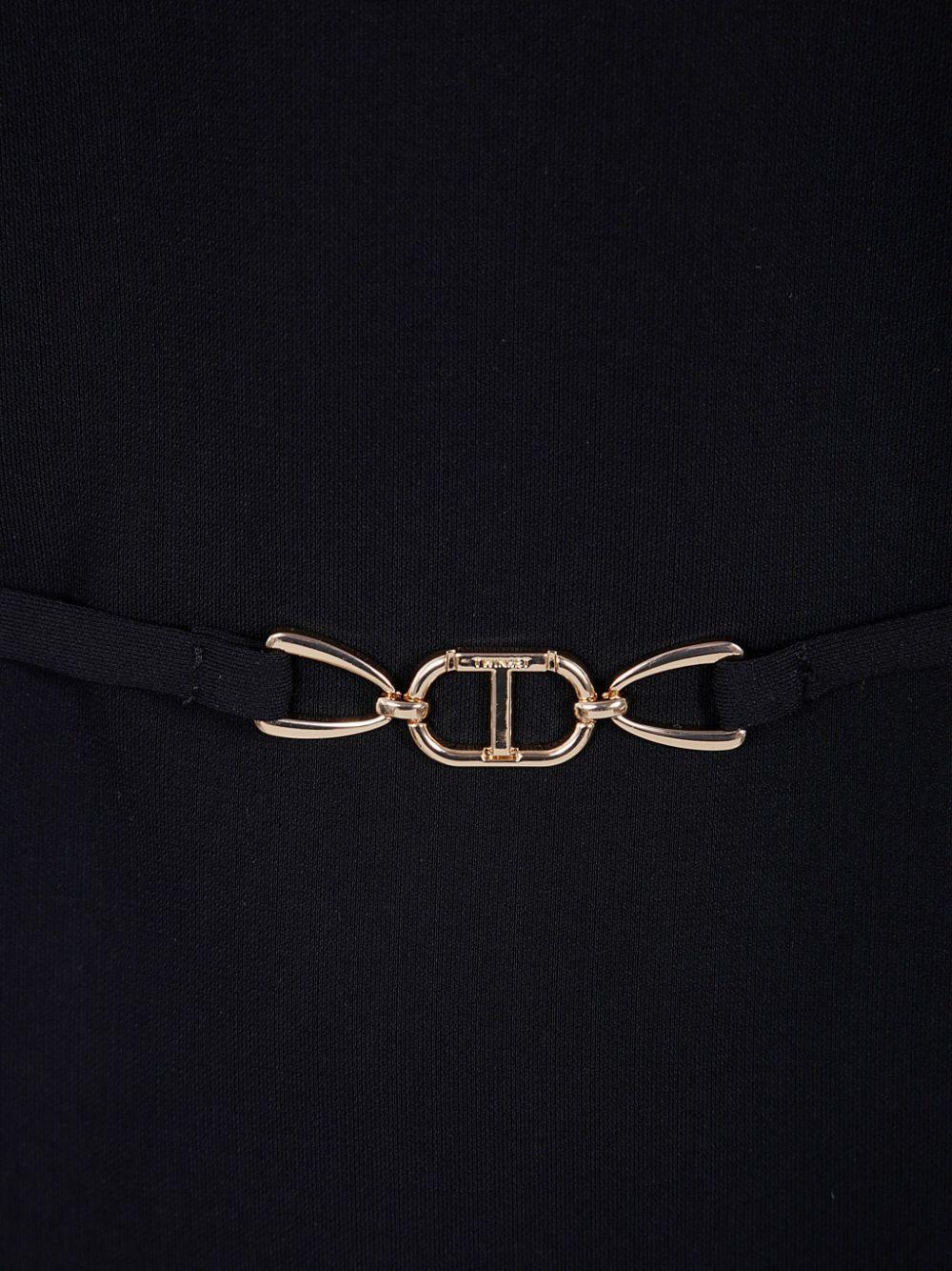 Logo-plaque sleeveless mini dress<BR/><BR/><BR/> 251TP2101 00006 TWINSET 