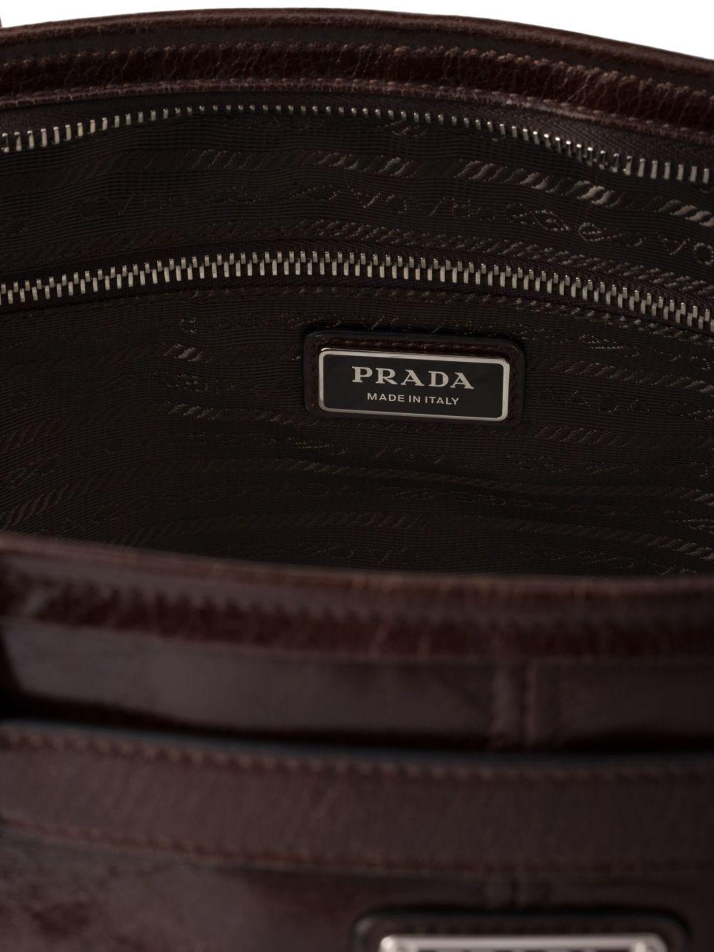Prada Bonnie leather tote bag 2VG1282CYR V-OOOF01D6 PRADA 
