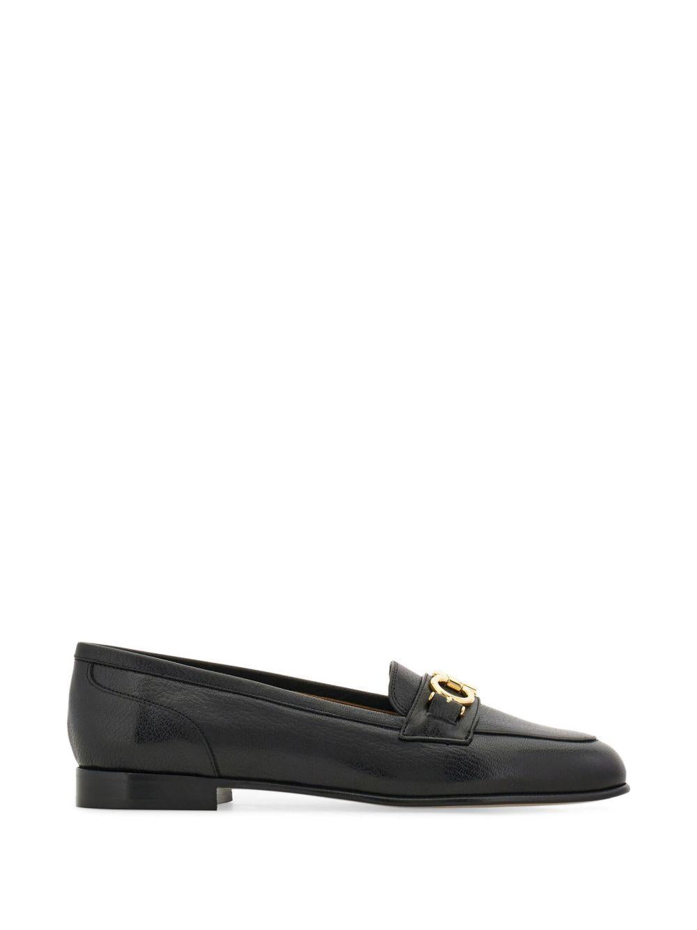 Gancini ornament moccasin 01L663BAX 793525NERO FERRAGAMO 