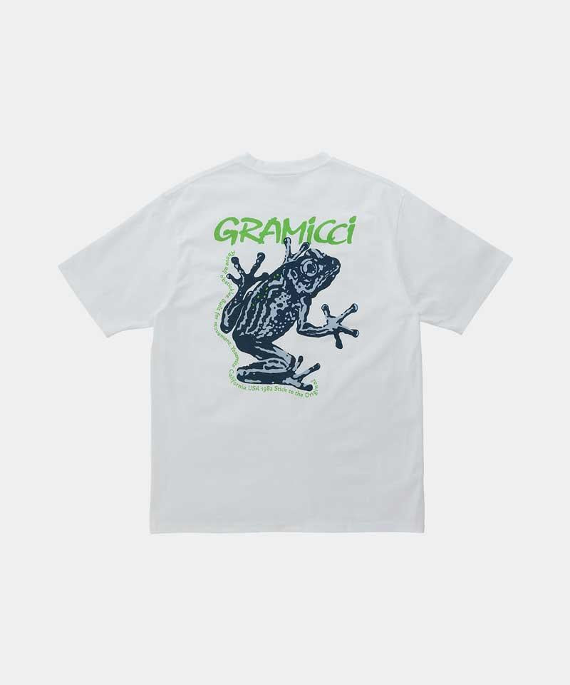 Frog print Tee G4SU T072WHITE GRAMICCI 