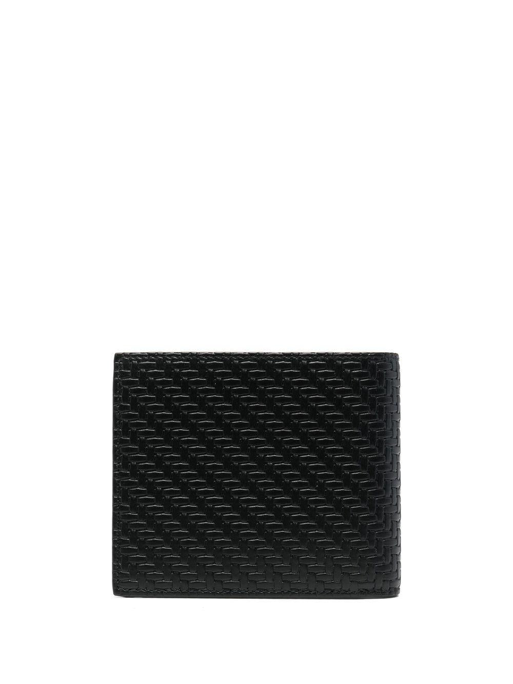 Textured leather folding wallet<BR/><BR/><BR/> BK608NK1MM 001 GIVENCHY 