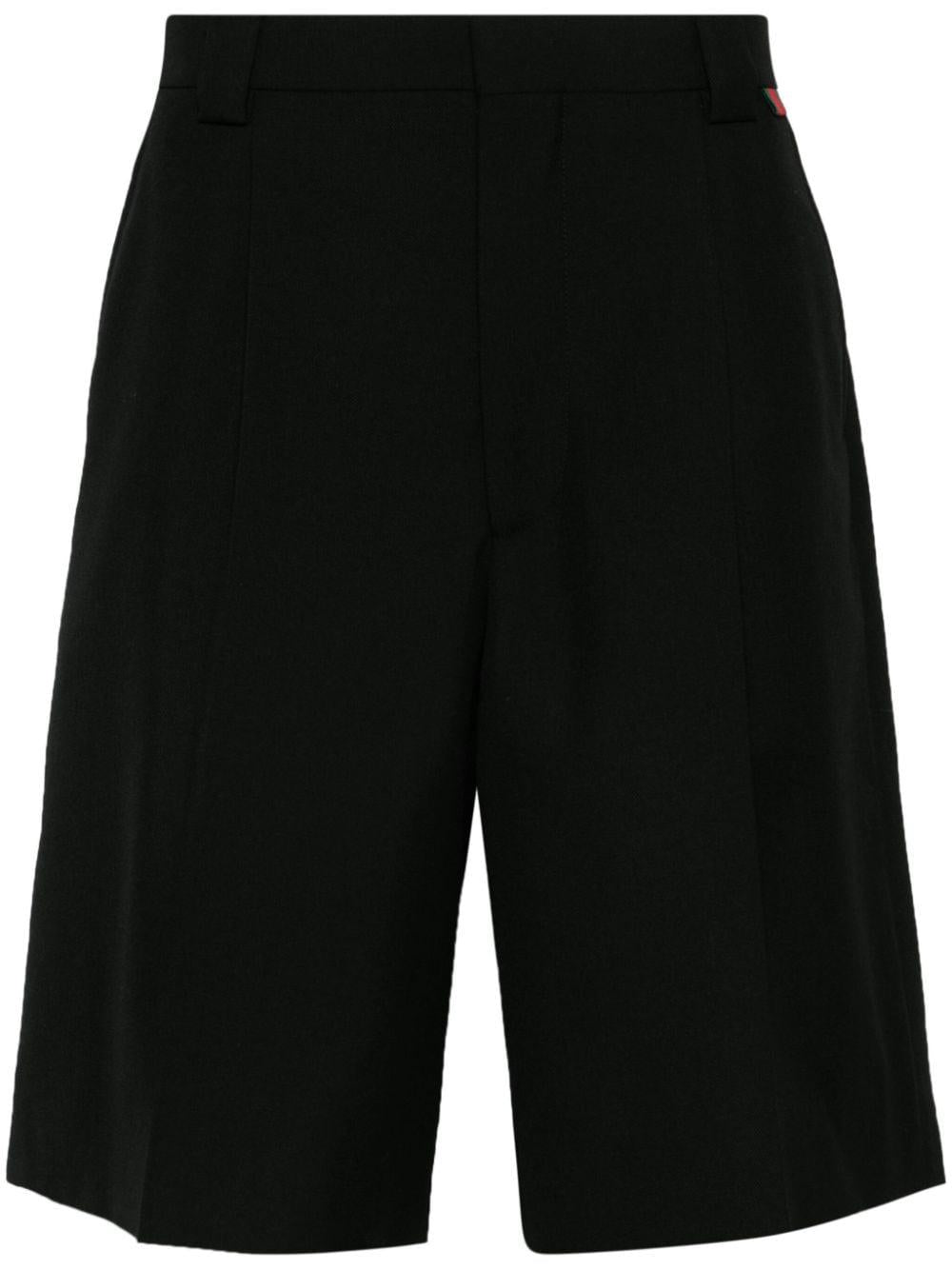 Web-detailing bermuda shorts<BR/><BR/><BR/> 787249 ZAMII1043 GUCCI 