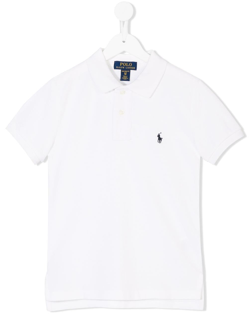 323547926002WHITE POLO RALPH LAUREN KIDS