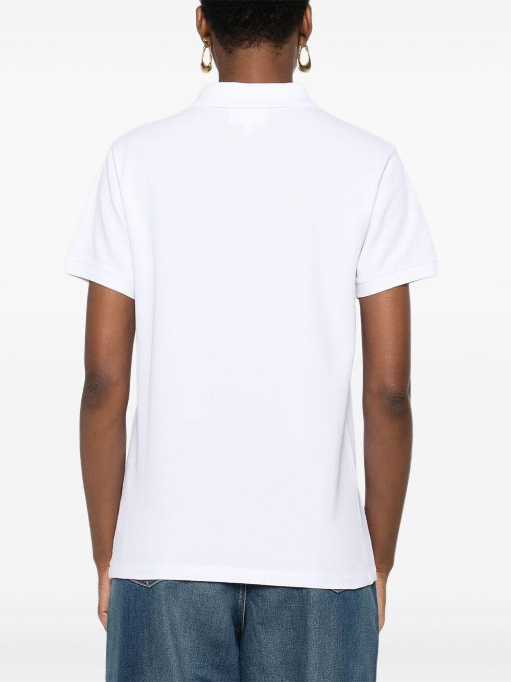 fox-embroidered polo shirt OW00207KP0001 P100 MAISON KITSUNÉ 