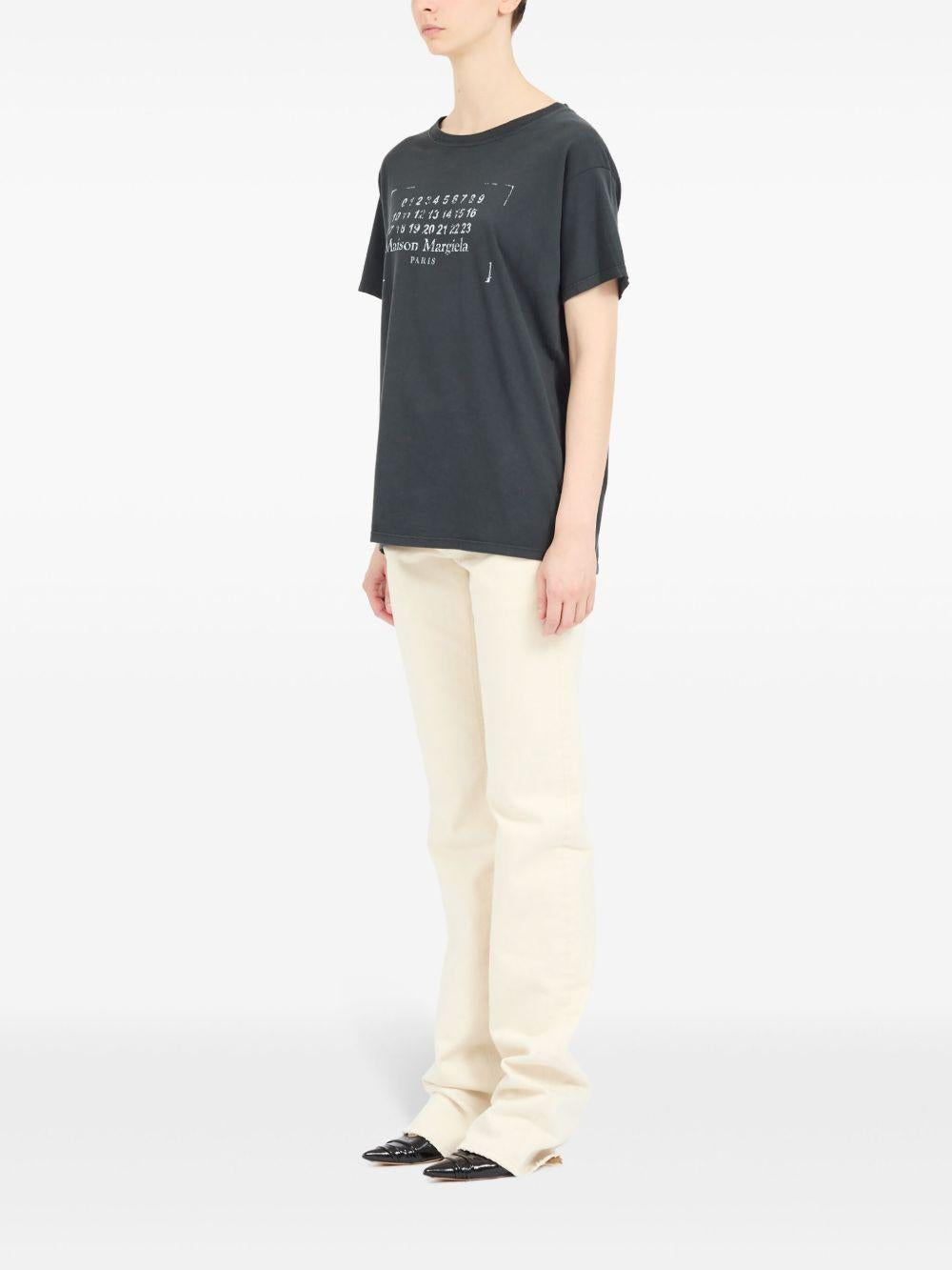 Logo-print cotton T-shirt<BR/><BR/><BR/> S51GC0534 S24575969 MAISON MARGIELA 