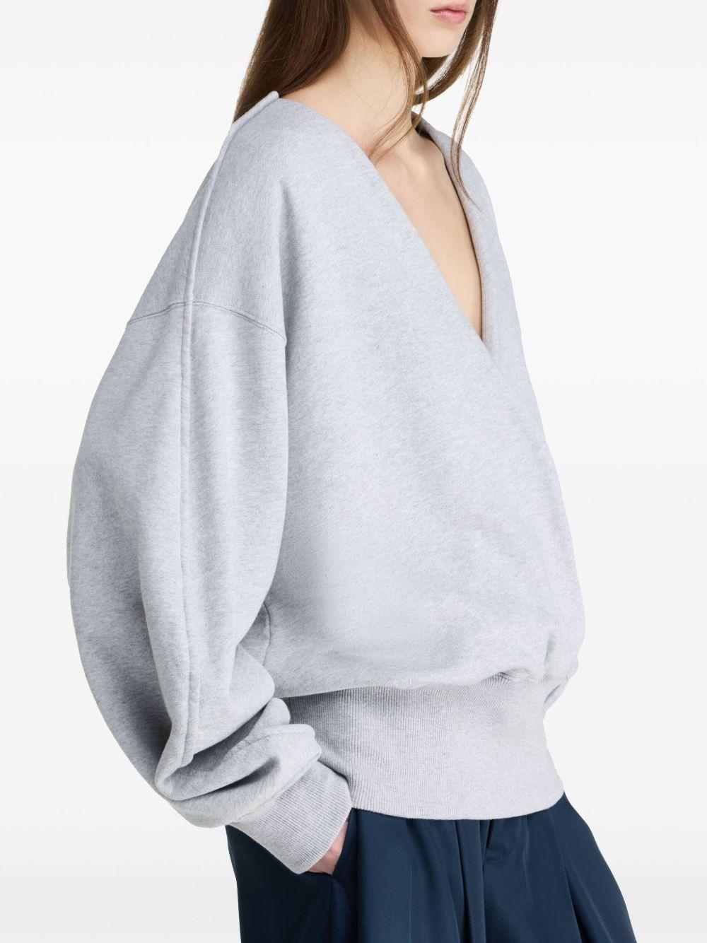 Rounded wrap-front sweatshirt JW0235 PG1790907 JW ANDERSON 