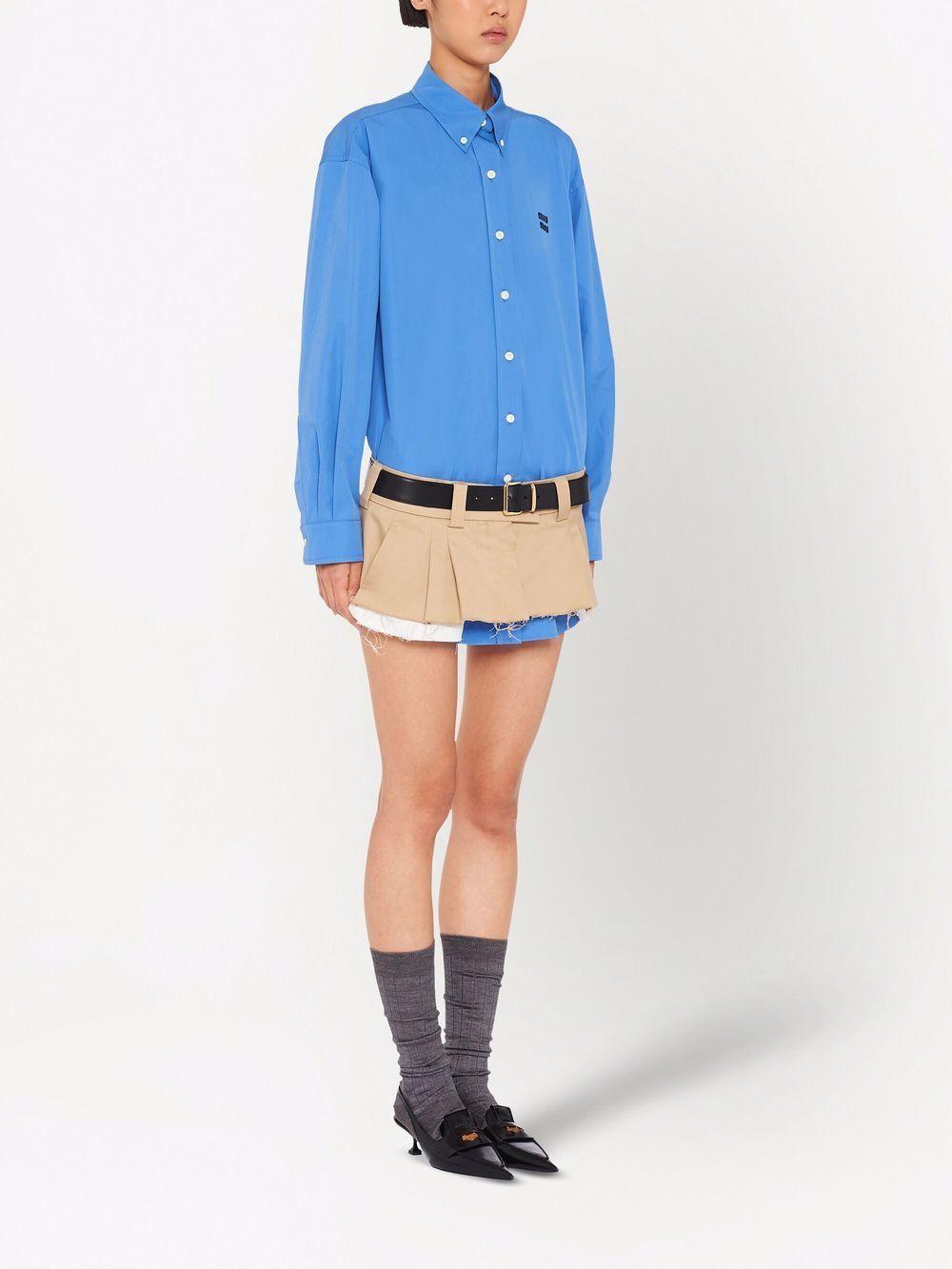 Poplin shirt MK162610RG S-OOOF0237 MIU MIU 
