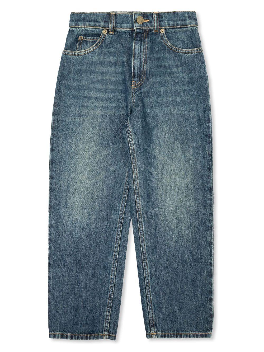 Straight-leg jeans<BR/><BR/><BR/> 787179 XDC014759 GUCCI KIDS 