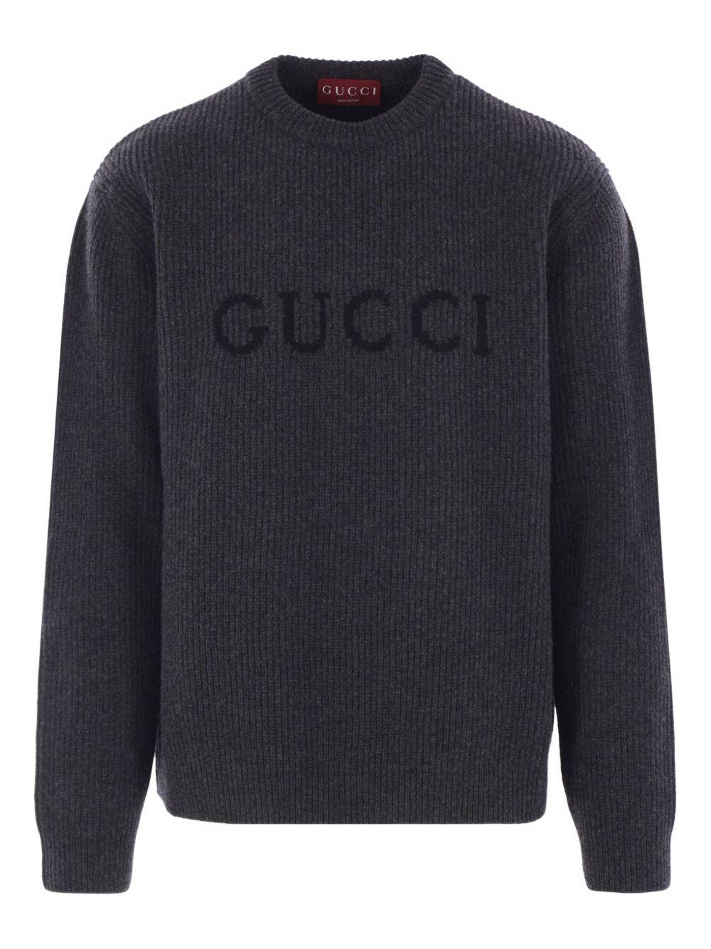 Wool cashmere rib knit sweater 833499 XKEYJ1043 GUCCI 
