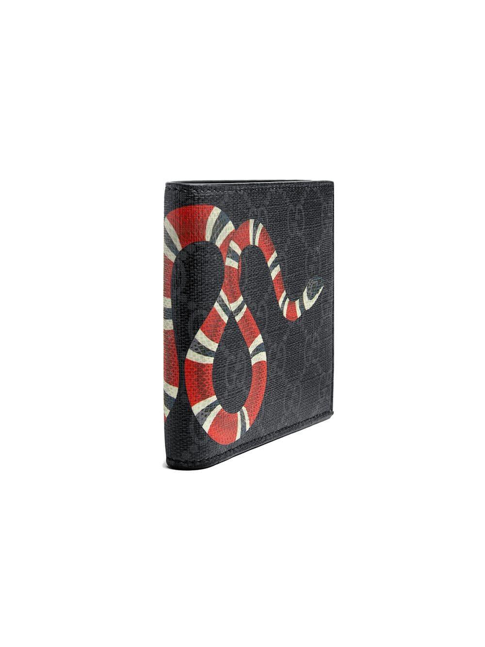 Kingsnake print GG Supreme wallet<BR/><BR/> 451268 K551N1058 GUCCI 