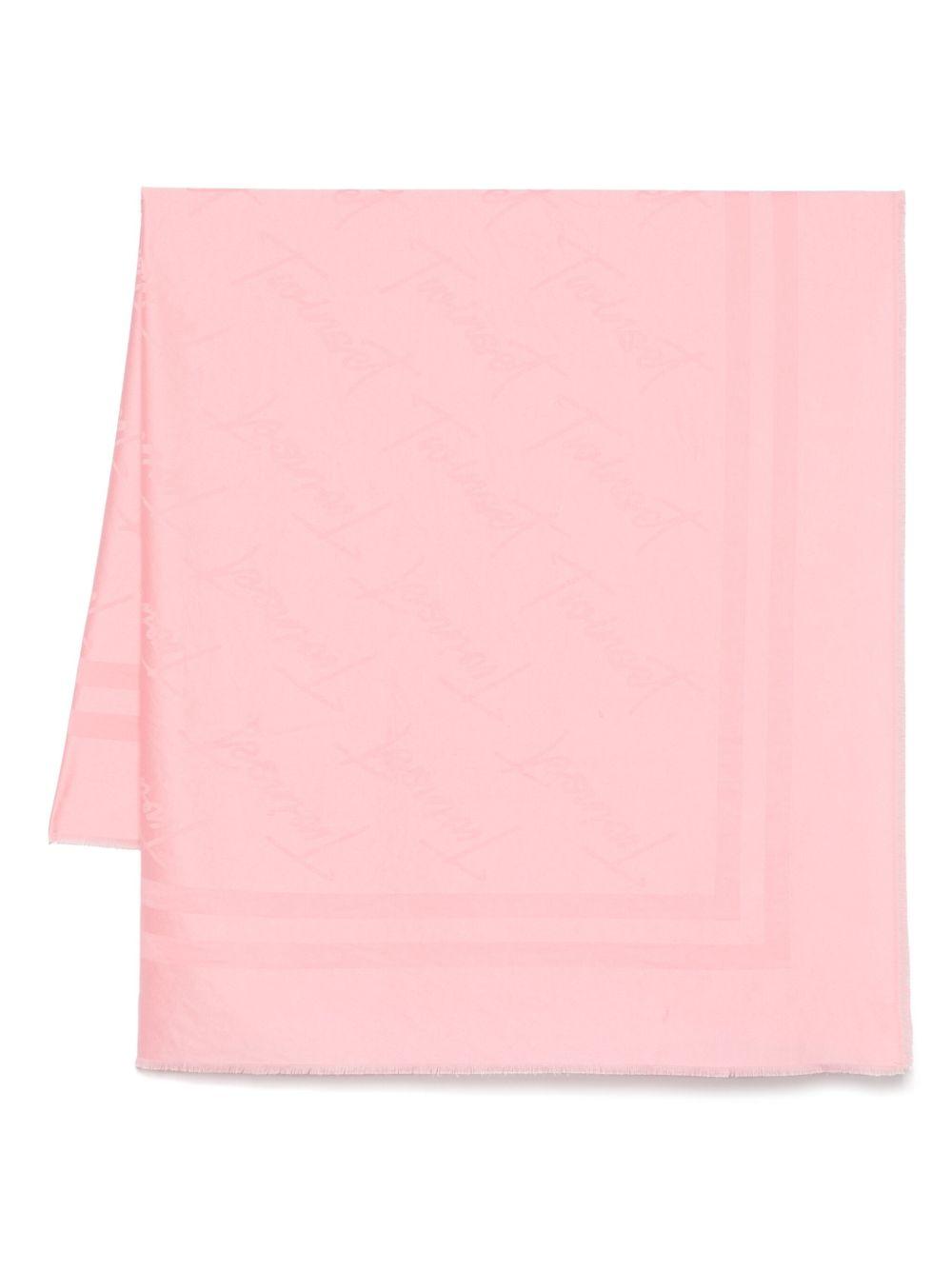 Logo-jacquard scarf<BR/><BR/> 251TA4220 12142 TWINSET 
