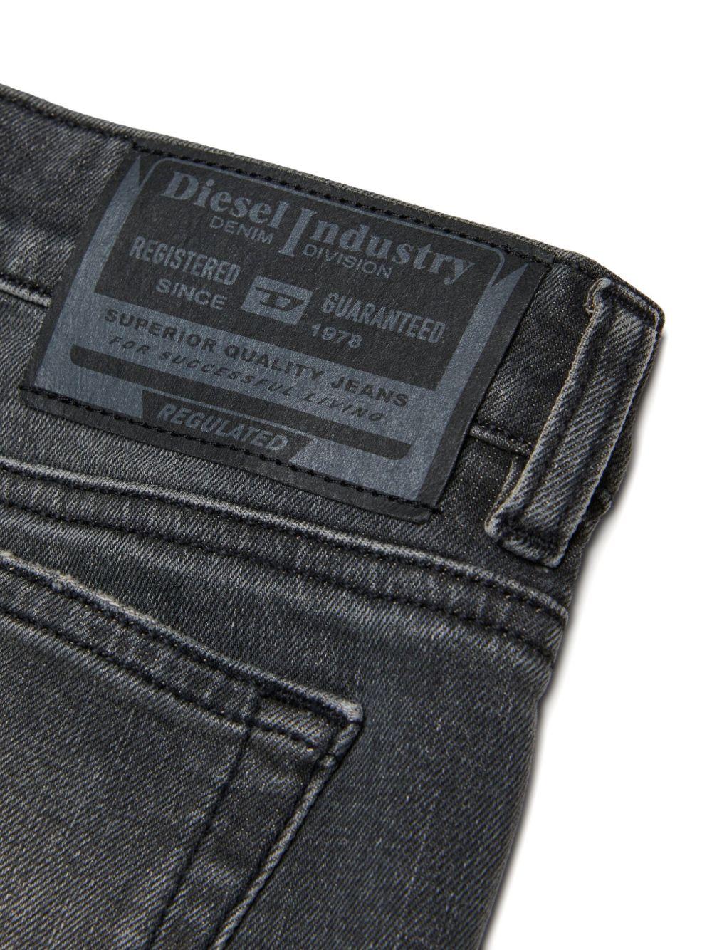 Girl's cotton jeans with flared legs J00816 KXBQNK02 DIESEL KID 