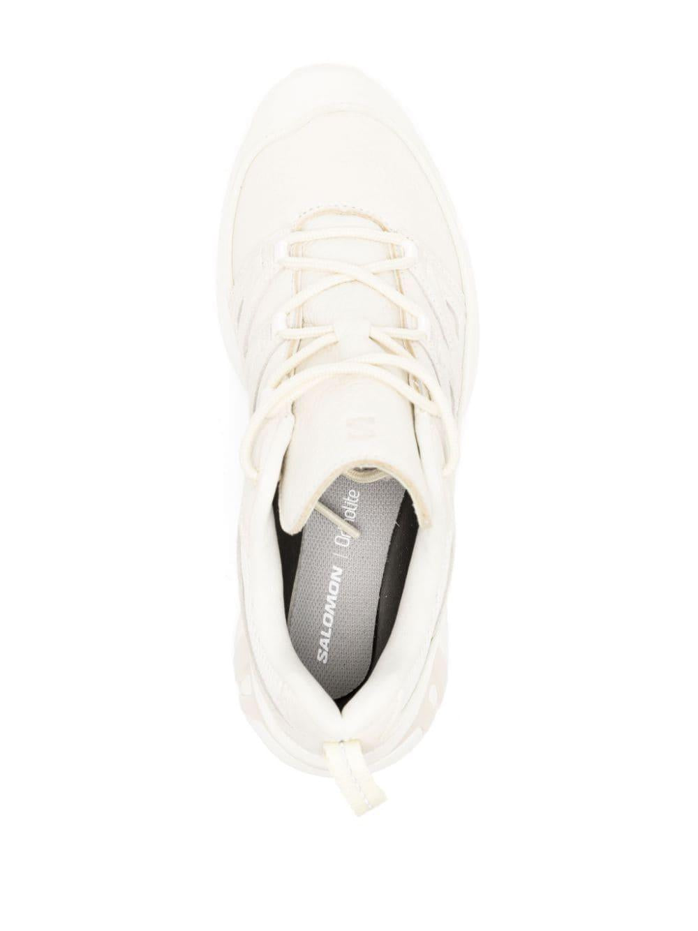 Beige pannelled design sneakers L47294800 ICE/ALMOND MILK/ YELLOW SALOMON 
