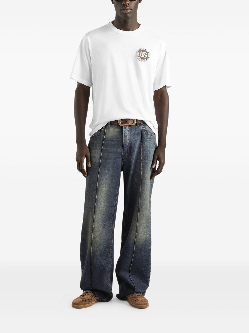 Jersey T-shirt with patch G8PN9Z G7PZFW0800 DOLCE & GABBANA 