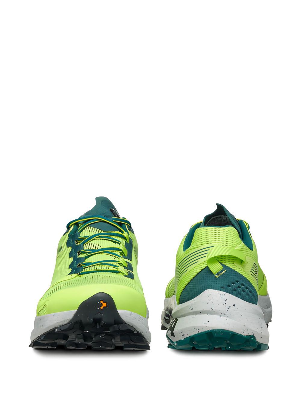 Acid green/petrol sneakers 33063-350 GREEN-PETROL SCARPA 
