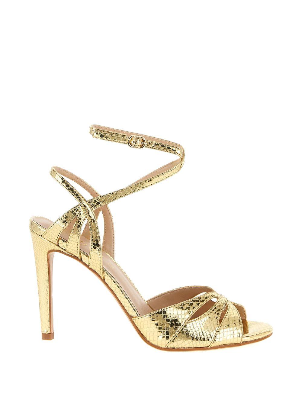 Laminated leather sandals 261TCP112 S0773013330 TWINSET 