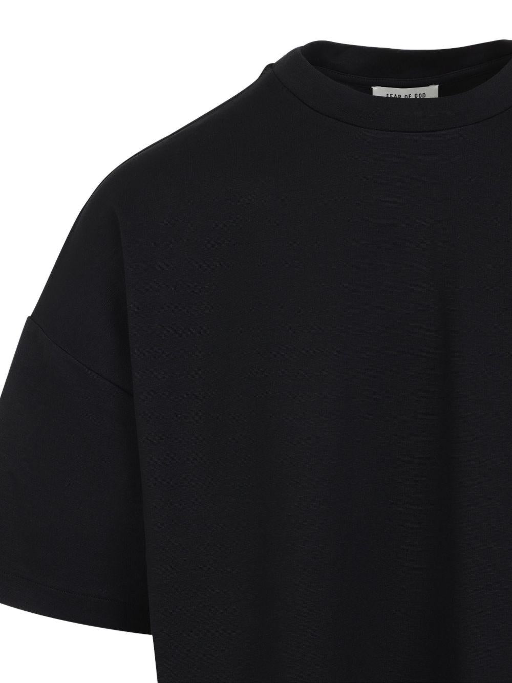 Drop-shoulder T-shirt FGE250 520VISBLACK FEAR OF GOD 