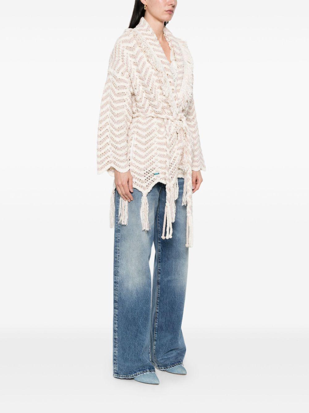 Shady Beach cardigan<BR/><BR/><BR/> LWHB064R25KNI006 0361 ALANUI 
