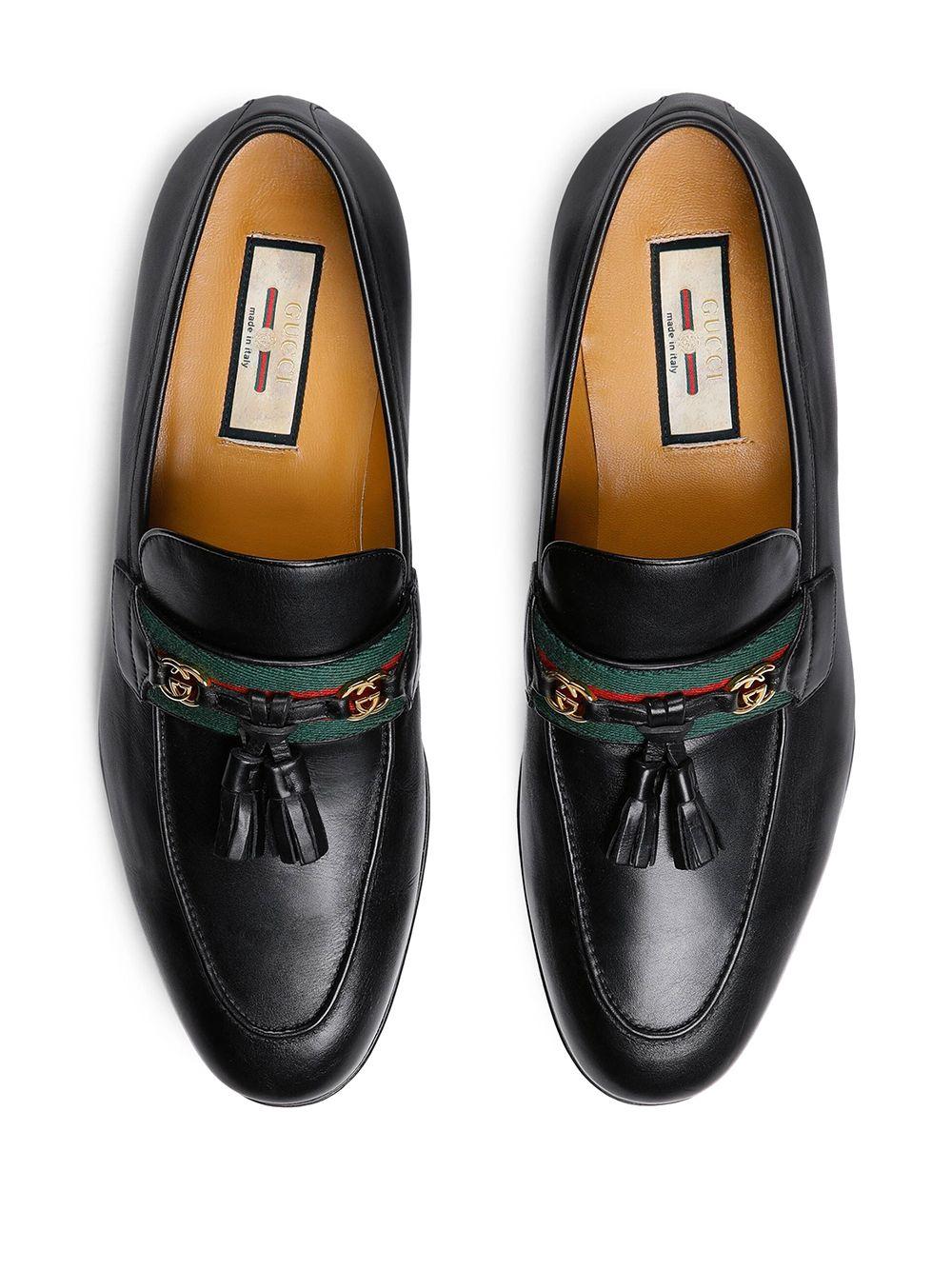 mocassini con decorazione Web 624720 1W6101066 GUCCI 