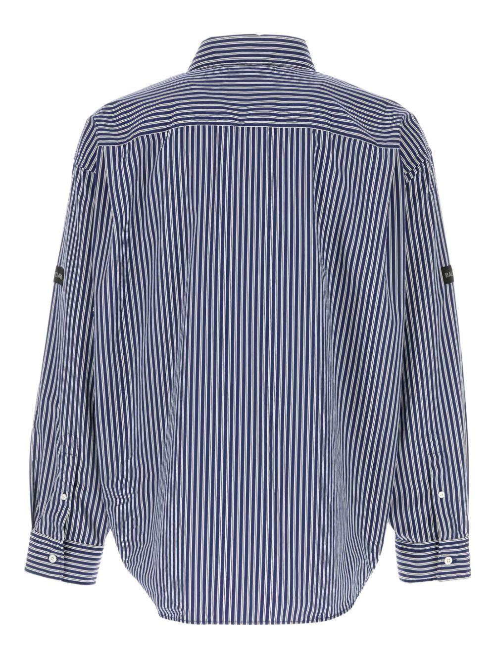 Oversized striped shirt 857814 TTM348502 BALENCIAGA 