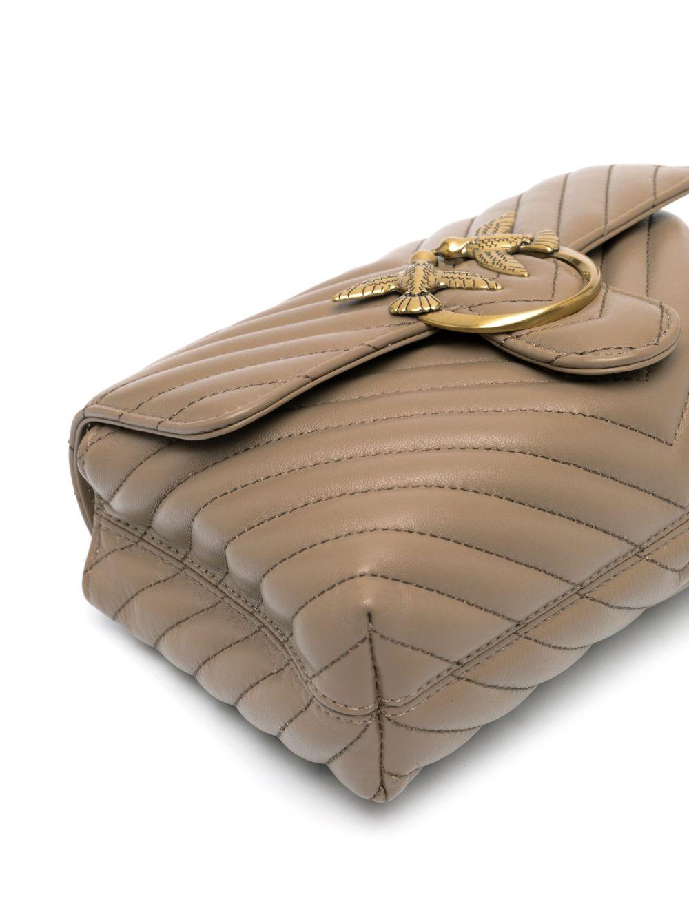 Classic Lady Love Bag Puff Chevron 100044 A0GKD01Q PINKO 