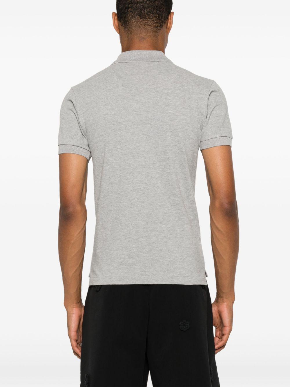 Logo Heart Polo T-shirt AX-T078-051 GREY COMME DES GARÇONS PLAY 