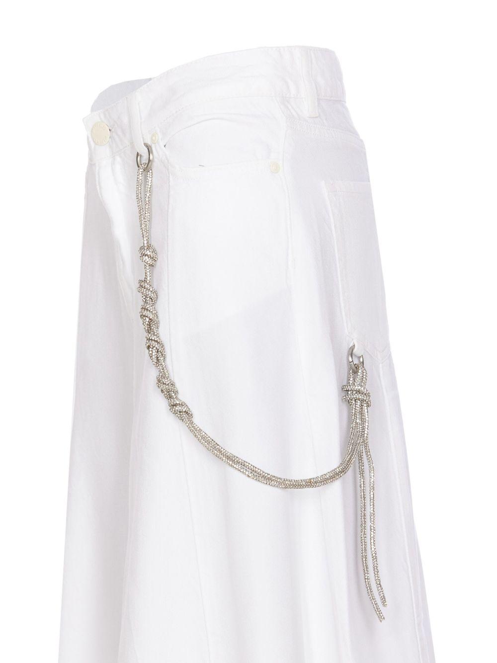 Chain-detail skirt<BR/><BR/><BR/> 104647 A2DOZ04 PINKO 