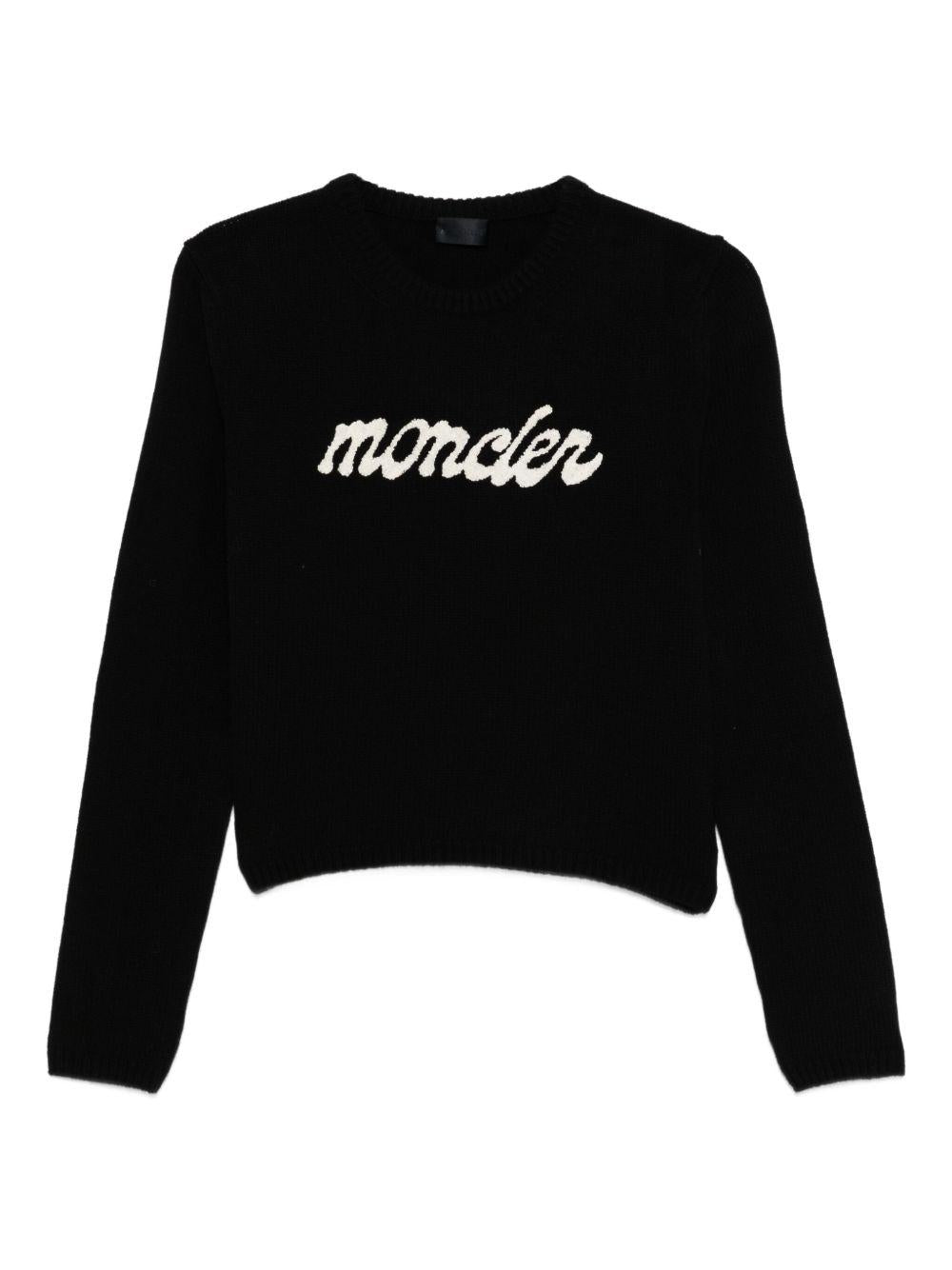 Logoed wool and cashmere jumper K20939C00004 M4281999 MONCLER 